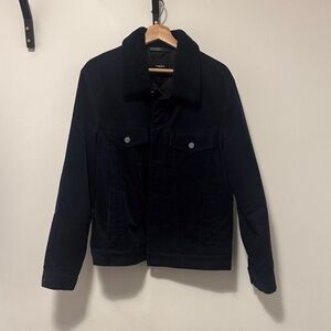 Theory Navy Bomber Jacket